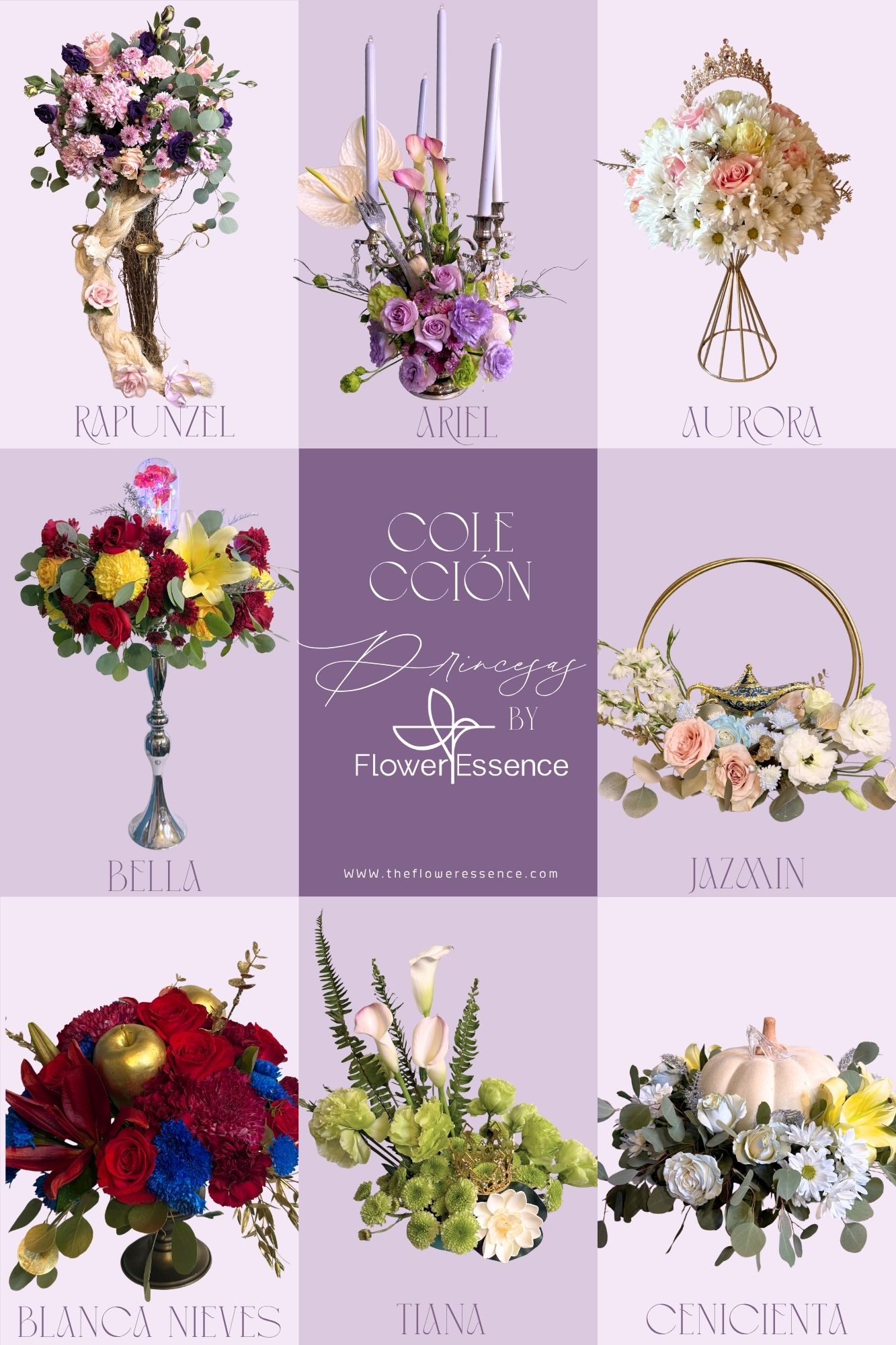 Déjate llevar por la fantasía con esta colección inspirada en las Princesas de Disney. Un homenaje a los sueños, la magia y el poder de creer.